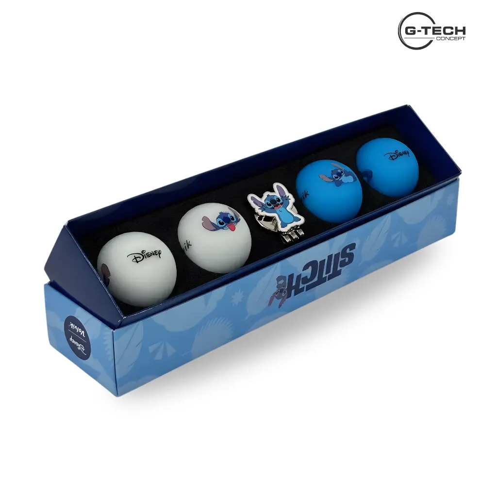 Coffret DISNEY STITCH - 4 Balles + Marque Balle - VOLVIK 2.webp