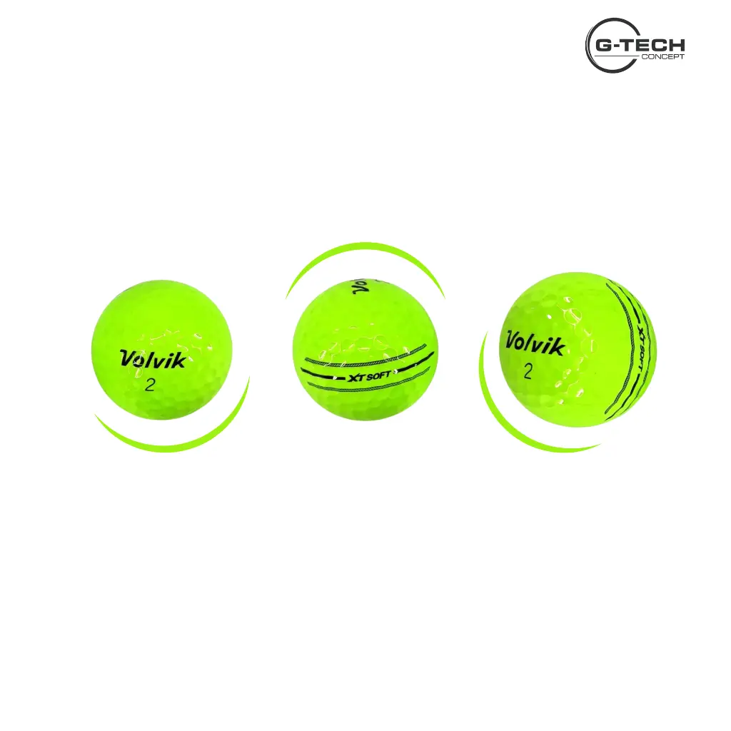 Balle 3 Pièces - XT SOFT - Vert - 12 Balles - VOLVIK4.webp