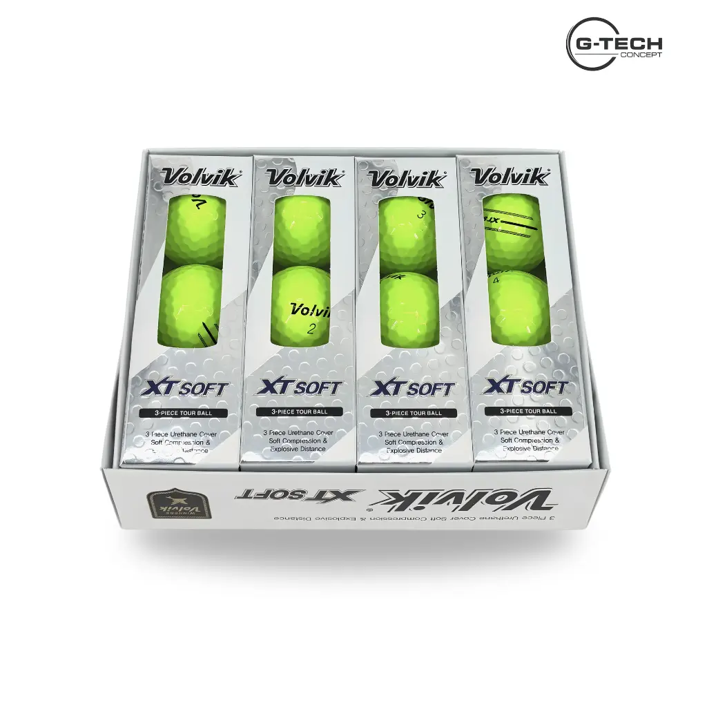 Balle 3 Pièces - XT SOFT - Vert - 12 Balles - VOLVIK3.webp