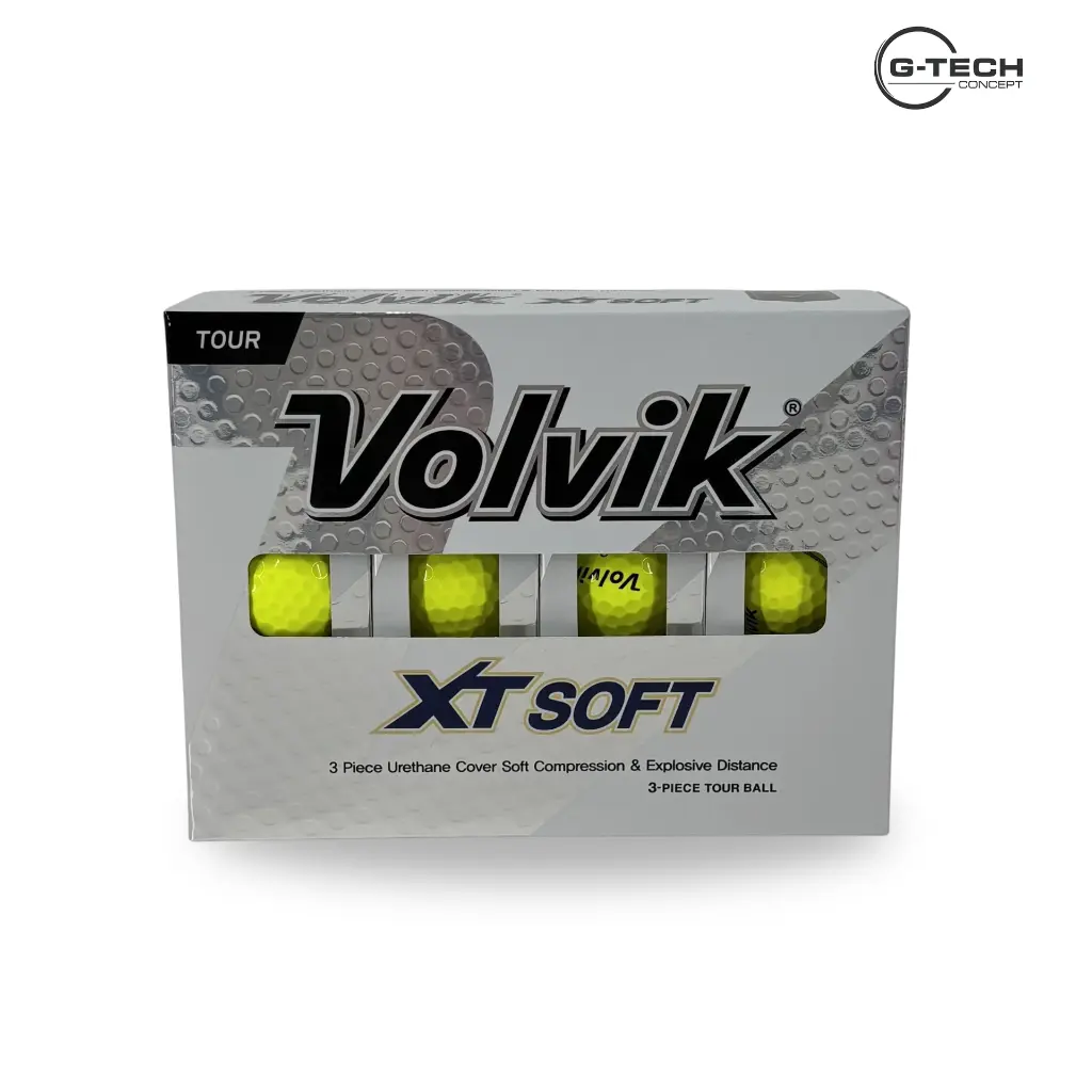 Balle 3 Pièces - XT SOFT - Jaune - 12 Balles - VOLVIK3.webp
