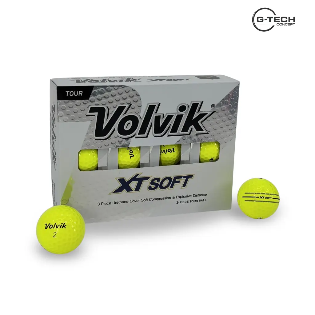 Balle 3 Pièces - XT SOFT - Jaune - 12 Balles - VOLVIK4.webp