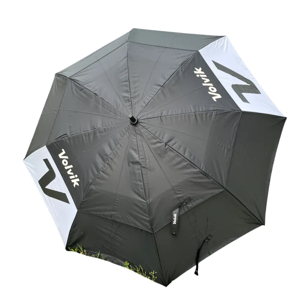 Parapluie Double Canopée Anti UV - Noir - VOLVIK