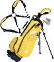 Junior Set - Inclus 1Sac - 1 Bois 3 - 1 Fer 7 - 1 SW et 1 Putter- - Gaucher - Jaune - FUTURE