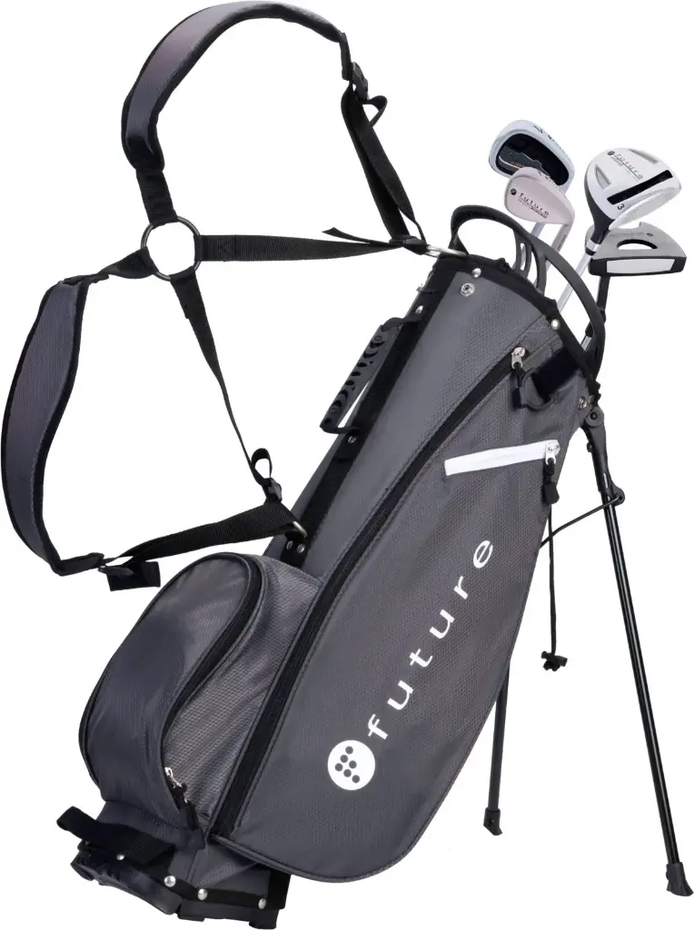 Junior Set - Inclus 1Sac - 1 Bois 3 - 1 Fer 7 - 1 SW et 1 Putter- - Droitier - Gris - FUTURE