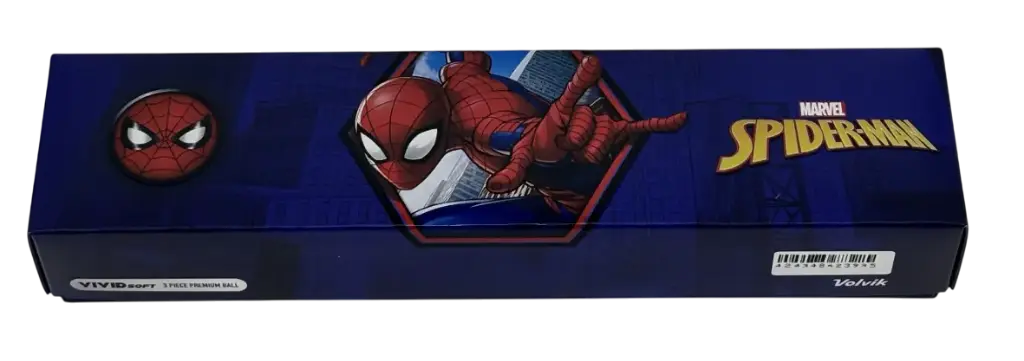 COFFRET SPIDER MAN N°4-4 Balles + Marque Balle-VOLVIK