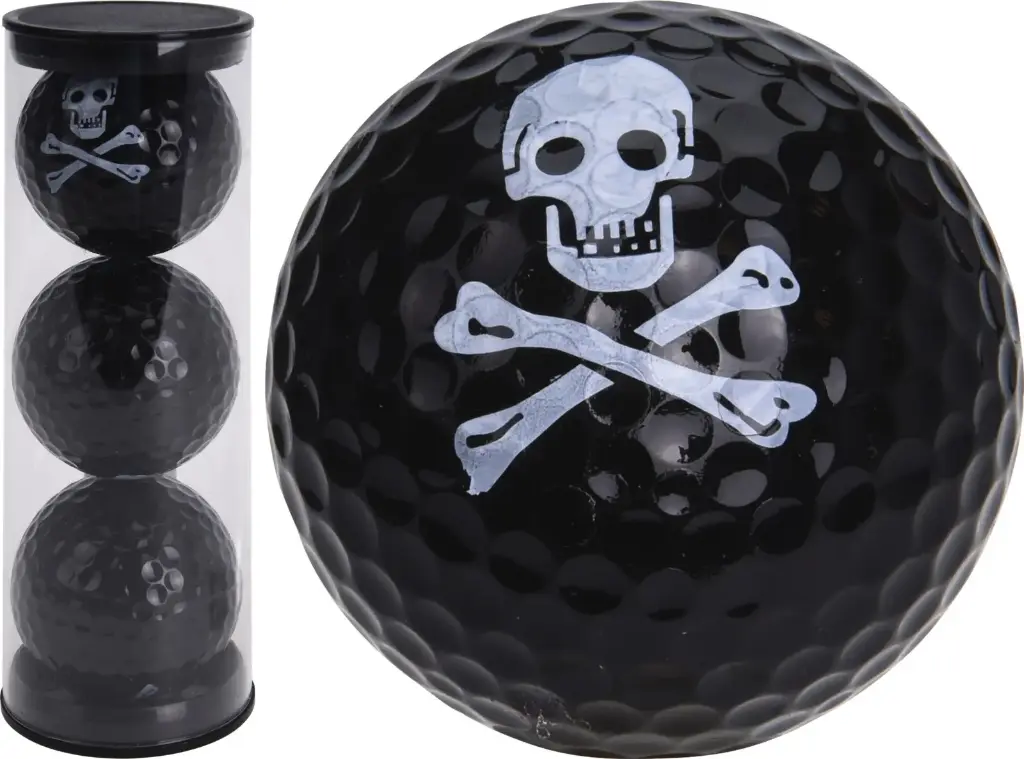 Pack 3 Balles Skull - Noir - LEGEND