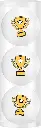 Pack 3 Balles Trophée - Blanc - LEGEND