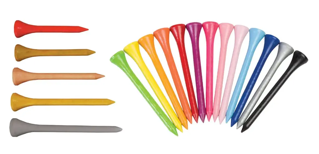 Tee Bois 2 3/4 inch - 30 Pièces - Couleur - LEGEND