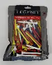 Tee Bois 2 3/4 inch - 70mm - 100 Pièces - Couleurs - LEGEND