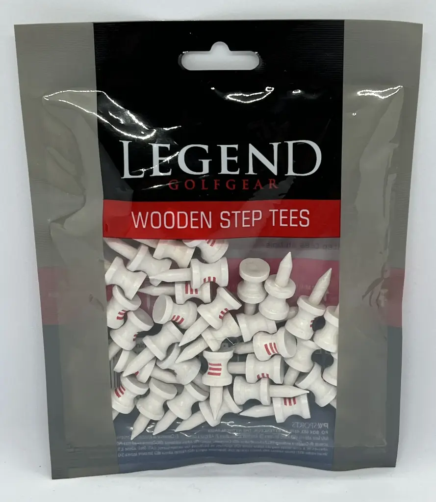 Tee Bois à étage 1 inch 25mm - 30 Pièces - Rouge - LEGEND