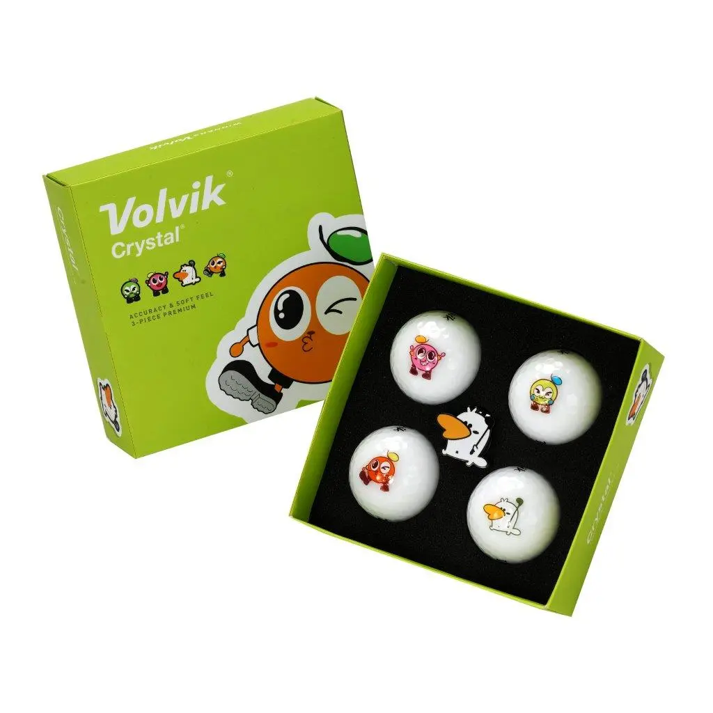 Pack Enfant - 4 Balles VIVID + Marque Balle - VOLVIK
