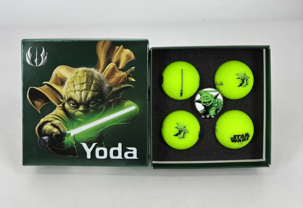 Coffret YODA STAR WARS - 4 Balles + Marque Balle - VOLVIK
