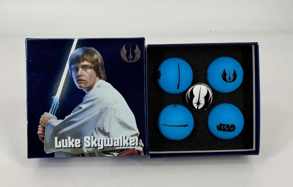 Coffret LUKE SKYWALKER STAR WARS - 4 Balles + Marque Balle - VOLVIK