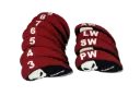 Couvre Fers SKULL rouge et noir - lot de 11 pièces - CRAFTSMAN