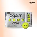 Balle 3 Pièces - XT SOFT - Jaune - 12 Balles - VOLVIK