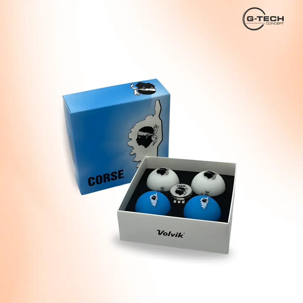 Coffret Régional Corse 2 - 4 Balles + Marque Balle - VOLVIK
