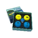 COFFRET FRENCH RIVIERA-4 Balles + Marque Balle-VOLVIK