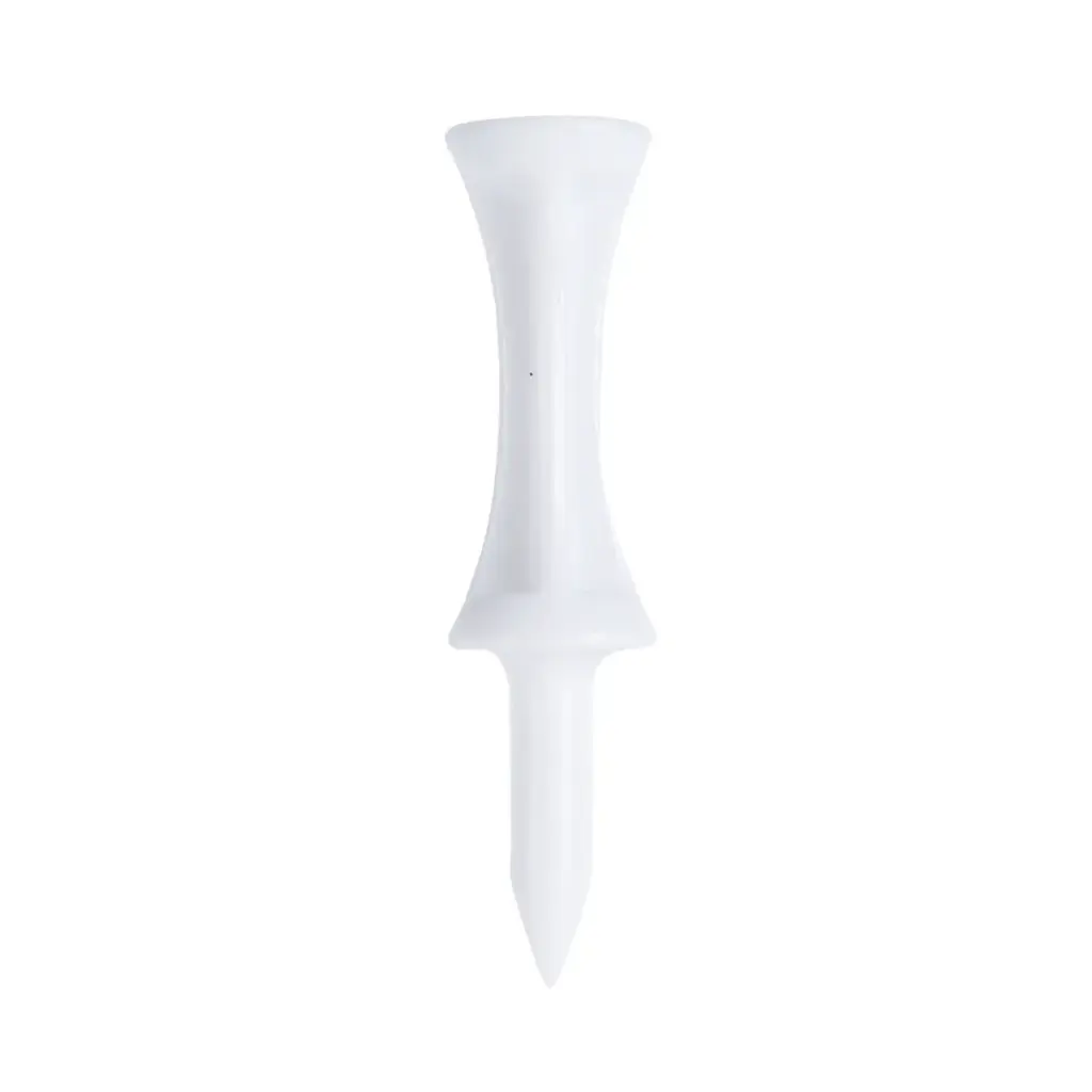 Tee Plastique 51mm - 25 Pièces - Blanc - PURE