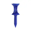 Tee Plastique 37mm - 30 Pièces - Bleu - PURE
