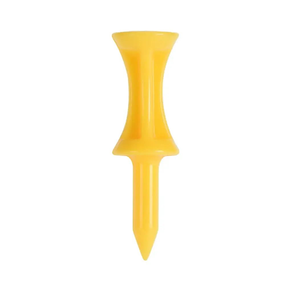 Tee Plastique 43mm - 30 Pièces - Jaune - PURE