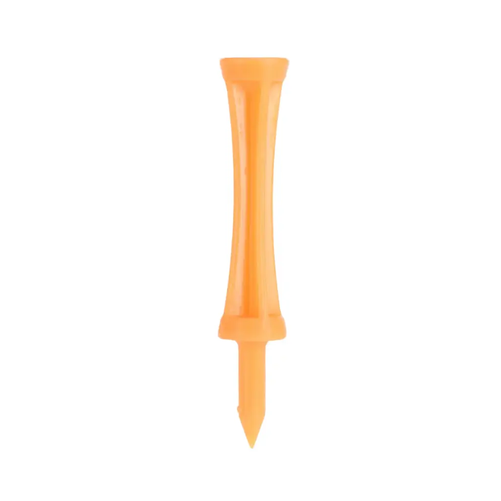 Tee Plastique 69mm - 20 Pièces - Orange - PURE