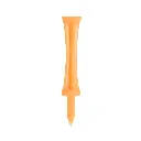 Tee Plastique 69mm - 20 Pièces - Orange - PURE