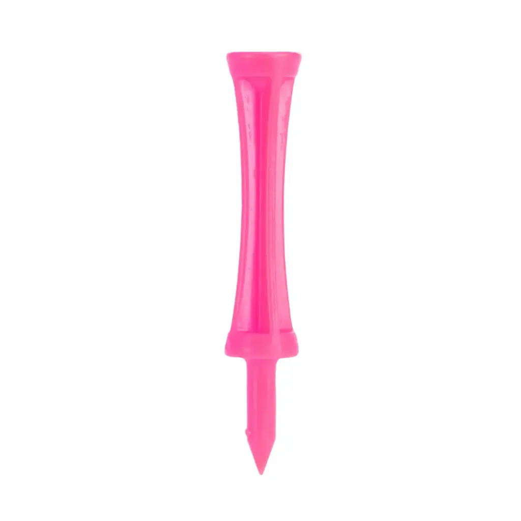 Tee Plastique 53mm - 25 Pièces - Rose - PURE