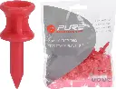 Tee Plastique 31mm - 30 Pièces - Rouge - PURE