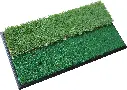 Tapis de Frappe 63.5x33cm Bi Matière + 1 Tee + 5 Trous - PURE