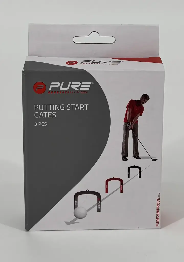 Training Putting Start Gates - 3 Pièces - Noir 5cm - Rouge 5.5 cm - Silver 6 cm - PURE
