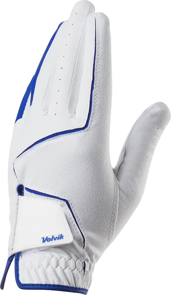 Gant Synthétique - Homme - Droitier - Blanc/Bleu Taille 24 - VOLVIK