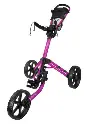 Chariot MISSION 5 - Cadre Fuchsia 
 Brillant - Roues noires FASTFOLD