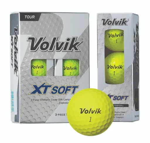 [VV0001110] XT SOFT Balles 3P Jaune 1/2DZ-VOLVIK-25