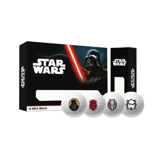 [VV7013000] Coffret STAR WARS - 12 Balles POWER SOFT Blanche - VOLVIK