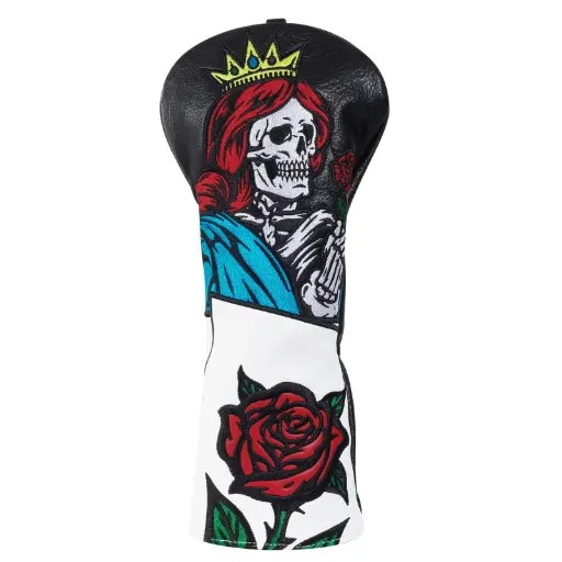 [CF-SKULL avec Rose] Couvre SKULL avec une rose - CRAFTSMAN