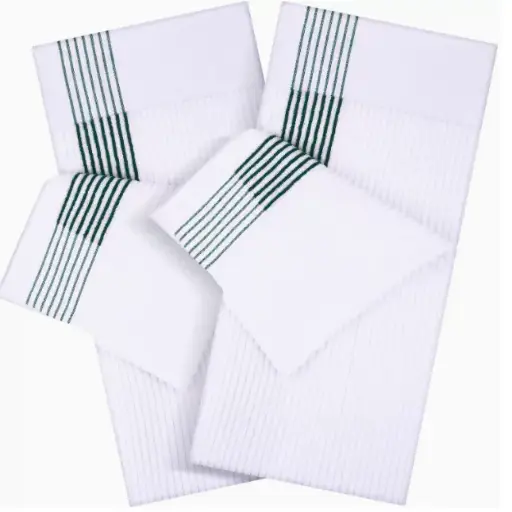 [KA7203198] Serviette Rayé Verte - CRAFTSMAN