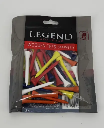 [LE6230040] Tee Bois 2 1/8 inch 54MM - 30 Pièces - Couleur - LEGEND 