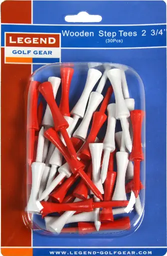 [LE6210024] Tee Bois à étage 2 3/4 inch - 30 Pièces - Blanc/Rouge - LEGEND