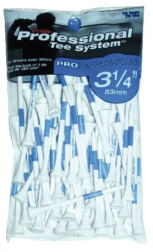 [TS6202003] Tee Bois PRIDE 3 1/4 inch 83mm - 75 Pièces - Bleu - LEGEND