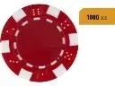 [LE00001112] Marque Balle POKER à l'unité - Rouge - LEGEND