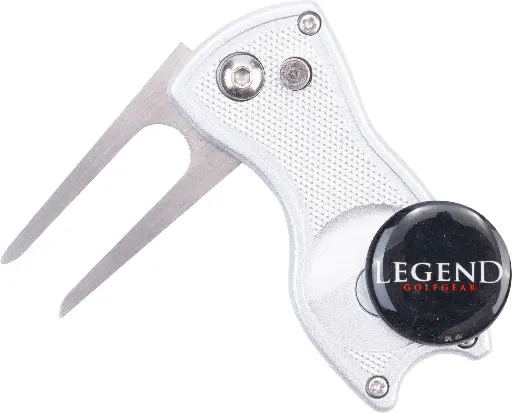 [LE6400220] Relève Pitch Rétractable avec Marque Balle - Silver - LEGEND