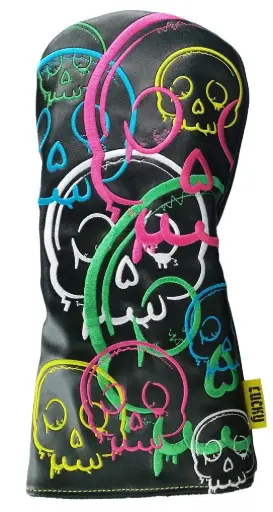 [LE7000100] Couvre Driver LUCKY Rainbow - Noir - LEGEND