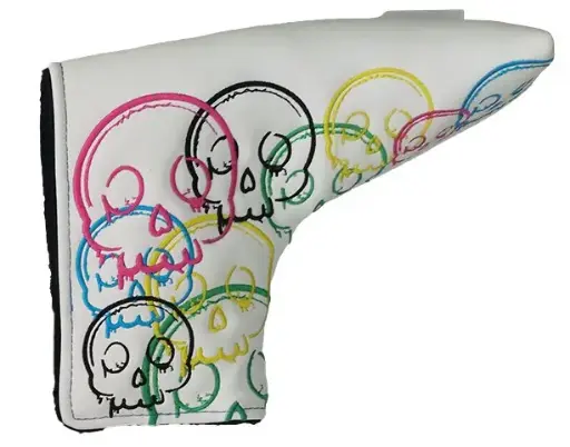[LE7000180] Couvre Putter LUCKY Blade Rainbow - Blanc - LEGEND
