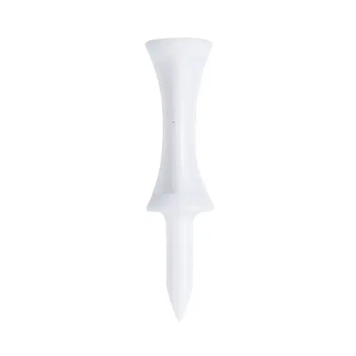 [P2I641380] Tee Plastique 51mm - 25 Pièces - Blanc - PURE