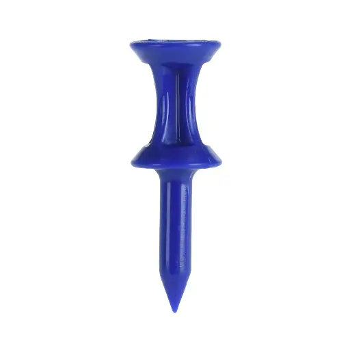 [P2I641360] Tee Plastique 37mm - 30 Pièces - Bleu - PURE