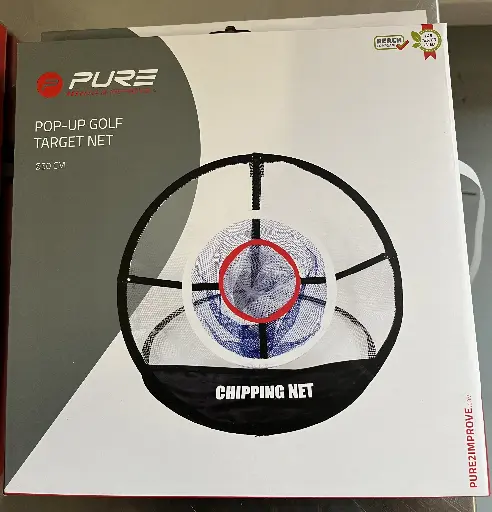 [P2I641630] Chipping Net 50cm avec Cible Rouge - PURE