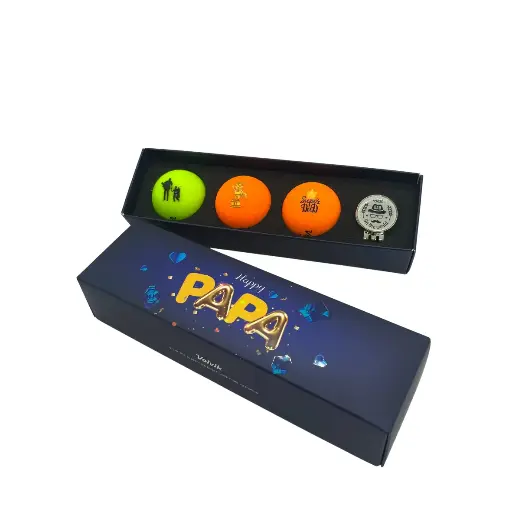 [VV1000000] Coffret Happy Papa - 3 Balles VIVID + Marque Balle - VOLVIK