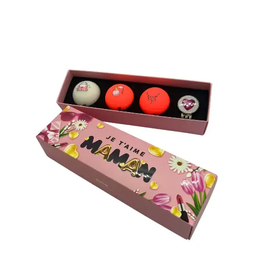 [VV1000010] Coffret Je t'aime Maman - 3 Balles VIVID + Marque Balle - VOLVIK