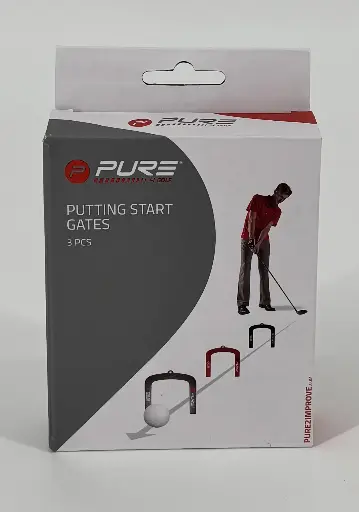 [P2I641850] Training Putting Start Gates - 3 Pièces - Noir 5cm - Rouge 5.5 cm - Silver 6 cm - PURE