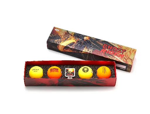 [VV0004040] Coffret MARVEL Ghost Rider - 4 Balles + Marque Balle - VOLVIK